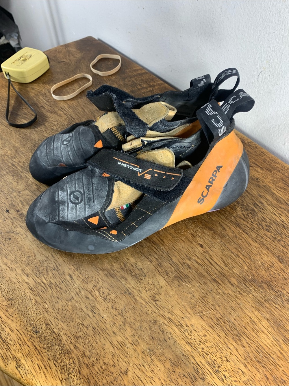 Scarpa climbing shoes